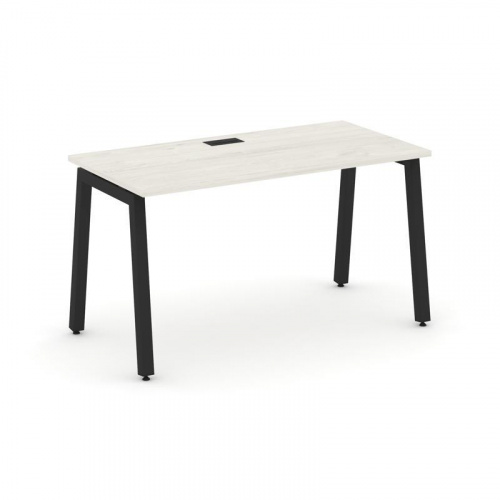 Style Project Стол письменный SN-5A.SP-021 Тиквуд Светлый/Металл Белый 980*800*750