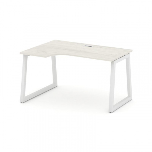 Style Project Стол рабочий эргоном. SN-5T1.SPA-001(L) Акация Лорка/Металл Антрацит/Заглушка Пластик фото 13