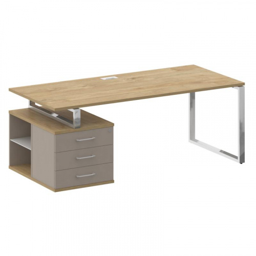 Стол руководителя с опорной тумбой Shift SK.SRT-200 (L)