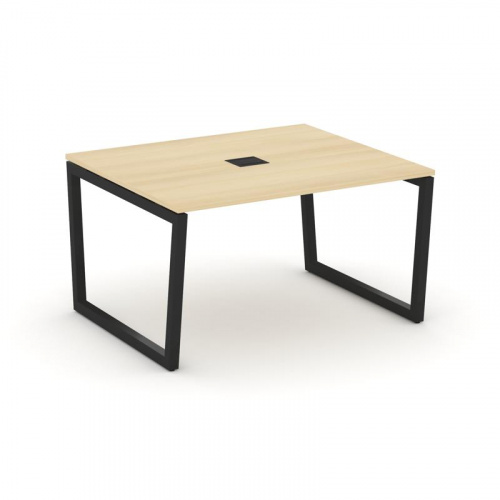 Style Project Стол переговорный SN-5T2.SPRG-034 Акация Лорка/Металл Антрацит/Заглушка Металл Антраци фото 7