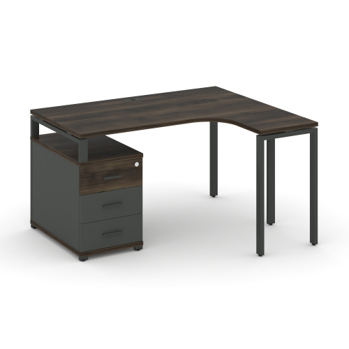 Стол эргономичный с опорной тумбой Concept CN.SA-303(R)