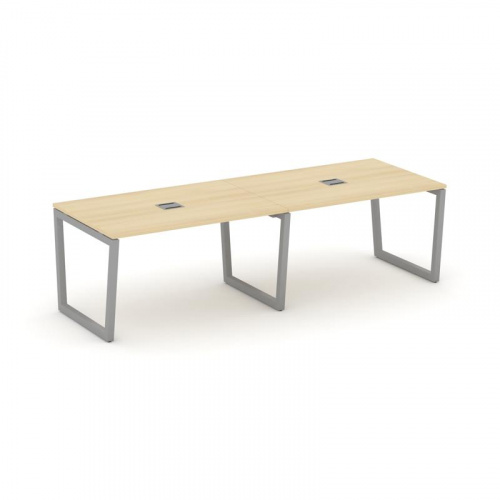 Style Project Стол переговорный SN-5T2.SPRG-011 Акация Лорка/Металл Антрацит/Заглушка Металл Антраци фото 20