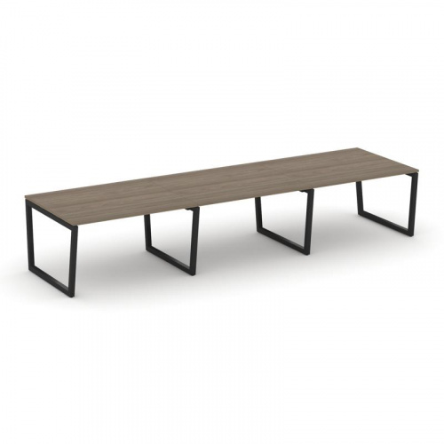 Style Project Стол переговорный SN-5T2.SPRG-053.3 Акация Лорка/Металл Антрацит 4410*1180*750 фото 9