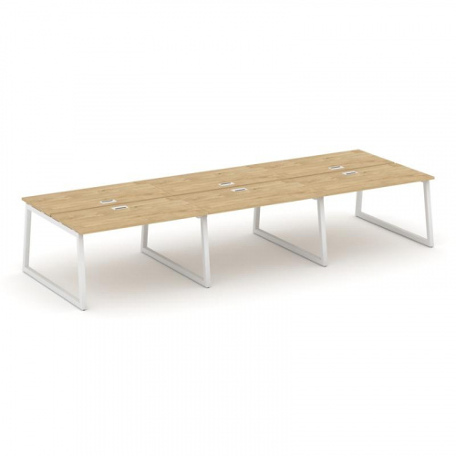 Style Project Рабочая станция 2-х сторон. SN-5T1.DRS-071 Акация Лорка/Металл Антрацит/Заглушка Пласт фото 3