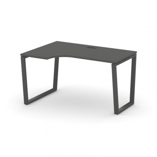 Style Project Стол рабочий эргоном. SN-6T2.SPA-002(L) Акация Лорка/Металл Антрацит/Заглушка Пластик фото 27