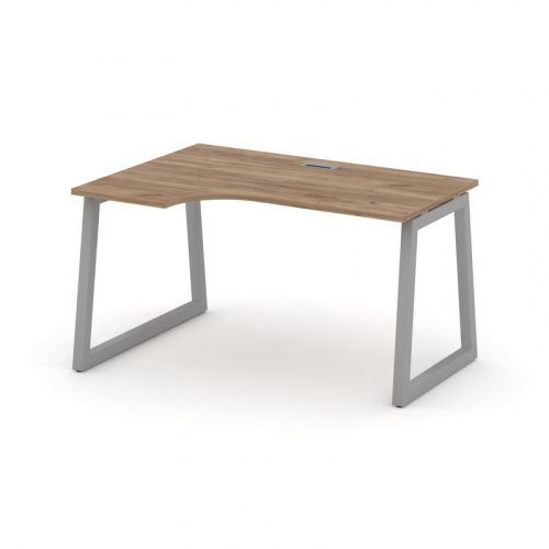 Style Project Стол рабочий эргоном. SN-5T1.SPA-001(L) Акация Лорка/Металл Антрацит/Заглушка Пластик фото 10