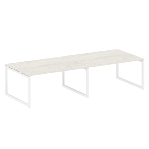 Переговорный стол на О-обр. м/к Metal System Quattro 50БО.ПРГ-2.4 фото 8