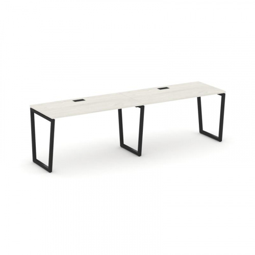 Style Project Рабочая станция 1 сторон. SN-4T2.ORS-013 Акация Лорка/Металл Антрацит/Заглушка Пластик фото 5