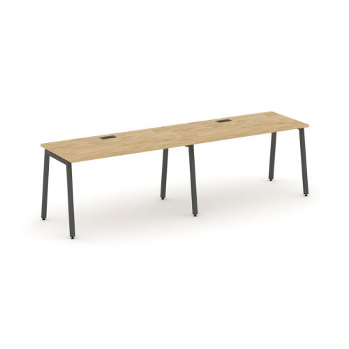 Style Project Рабочая станция 1 сторон. SN-4A.ORS-022 Дуб Наварра/Металл Белый 2360*800*750 фото 18