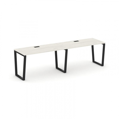 Style Project Рабочая станция 1 сторон. SN-6T2.ORS-011 Акация Лорка/Металл Антрацит/Заглушка Пластик фото 8