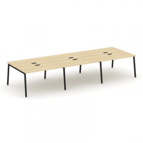 Style Project Рабочая станция 2-х сторон. SN-4A.DRS-081 Дуб Табак/Металл Белый 2940*1632*750 фото 12