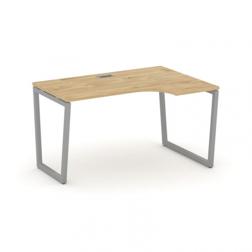 Style Project Стол рабочий эргоном. SN-4T2.SPA-022(R) Акация Лорка/Металл Антрацит/Заглушка Пластик фото 2