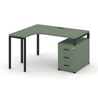 Стол эргономичный с опорной тумбой Concept CN.SA-303(L)