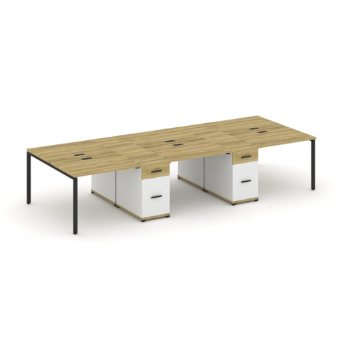 Бенч-система на 6 мест с 2 опорными тумбами Concept CN.DRS-453 фото 6