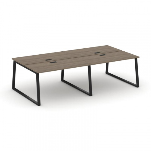 Style Project Рабочая станция 2-х сторон. SN-6T1.DRS-031 Акация Лорка/Металл Антрацит/Заглушка Пласт фото 9