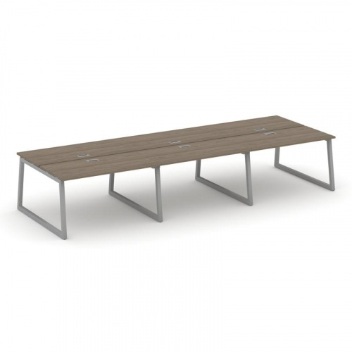 Style Project Рабочая станция 2-х сторон. SN-5T1.DRS-071 Акация Лорка/Металл Антрацит/Заглушка Пласт фото 13