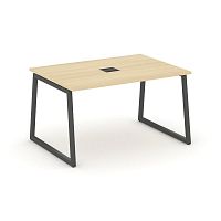 Style Project Стол переговорный SN-4T1.SPRG-004 Акация Лорка/Металл Антрацит/Заглушка Металл Антраци