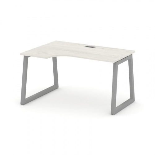 Style Project Стол рабочий эргоном. SN-5T1.SPA-001(L) Акация Лорка/Металл Антрацит/Заглушка Пластик фото 12