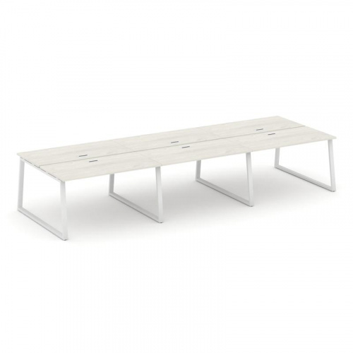 Style Project Рабочая станция 2-х сторон. SN-6T1.DRS-061 Акация Лорка/Металл Антрацит/Заглушка Пласт фото 13