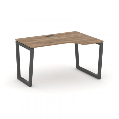 Style Project Стол рабочий эргоном. SN-5T2.SPA-022(R) Акация Лорка/Металл Антрацит/Заглушка Пластик фото 23