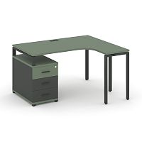 Стол эргономичный с опорной тумбой Concept CN.SA-301(R)