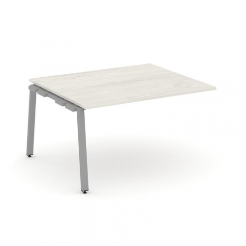 Style Project Проходной наб. элем. перег. стола SN-6A.NSPRG-033.3 Дуб Наварра/Металл Белый 1380*1180 фото 2