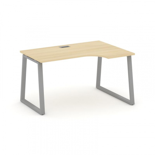 Style Project Стол рабочий эргоном. SN-6T1.SPA-011(R) Акация Лорка/Металл Антрацит/Заглушка Пластик фото 20