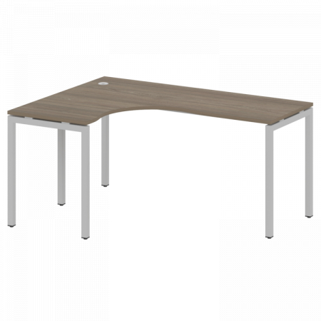 Стол криволинейный левый на П-обр. м/к Metal System Quattro 40БП.СА-4 (L)